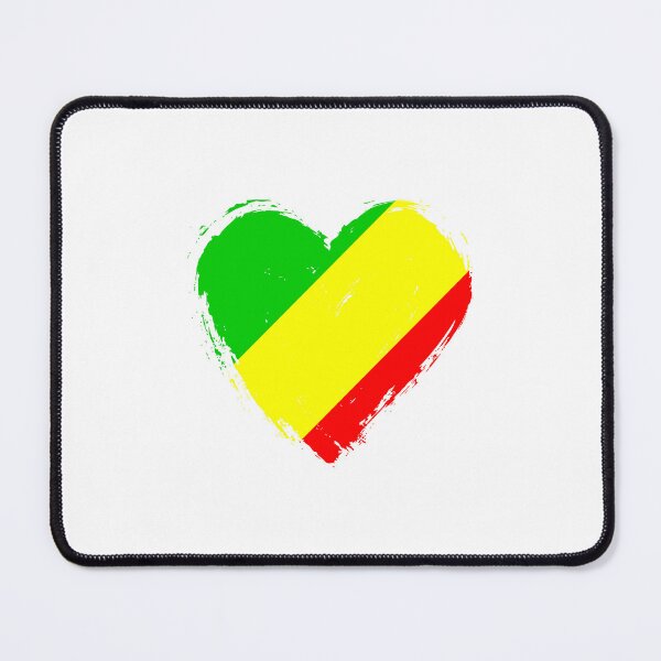 Item preview, Distressed Republic Of The Congo Flag Heart CG designed and sold by shitpostee.