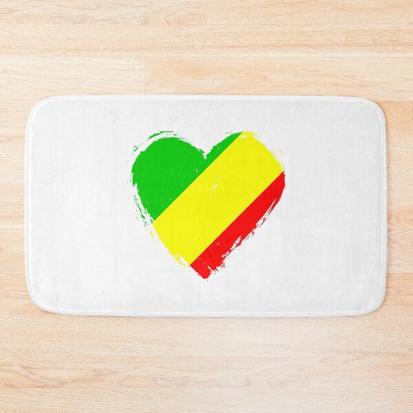 Item preview, Distressed Republic Of The Congo Flag Heart CG designed and sold by shitpostee.