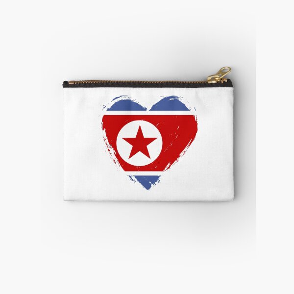 Item preview, Distressed North Korea Flag Heart KP designed and sold by shitpostee.