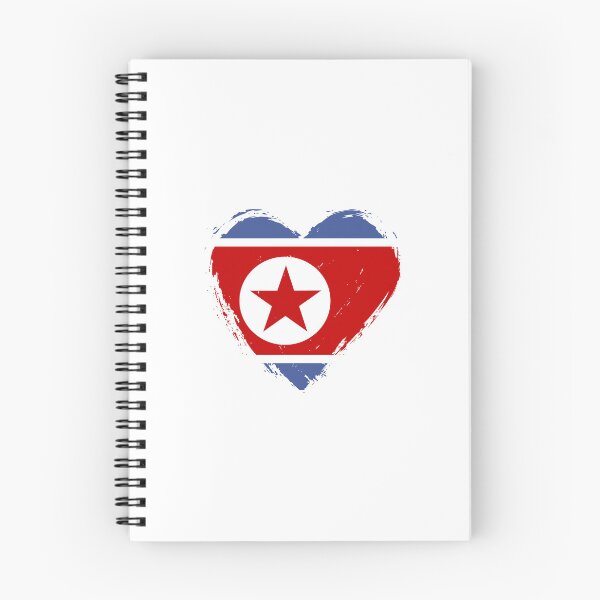Item preview, Distressed North Korea Flag Heart KP designed and sold by shitpostee.