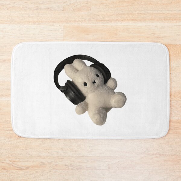 Item preview, Miffy Bunny With Headphone Sticker designed and sold by taylor-daniels.