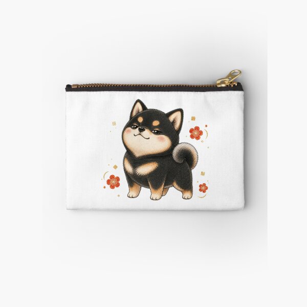 Item preview, Smug Black and Tan Shiba Inu – Proud Face designed and sold by Kawaii Matcha Studio.