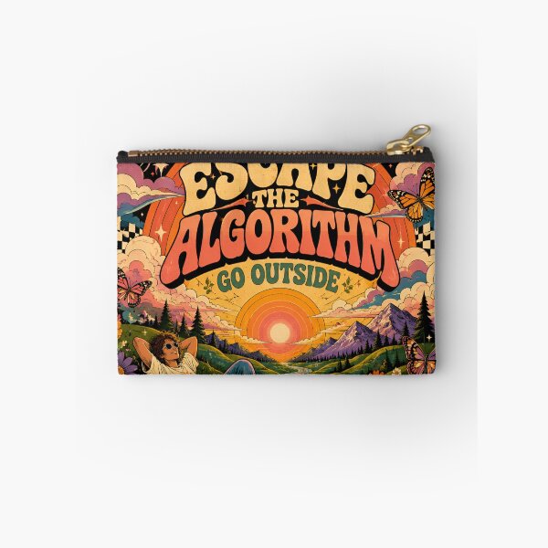 Item preview, Escape the Algorithm Go Outside Retro Nature designed and sold by BloomOfDesign.