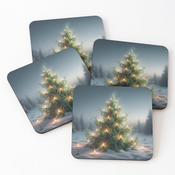 Item preview, Ethereal Fractal Christmas Tree designed and sold by Sybille-Yates.