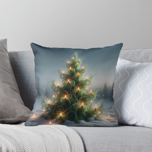 Item preview, Ethereal Fractal Christmas Tree designed and sold by Sybille-Yates.