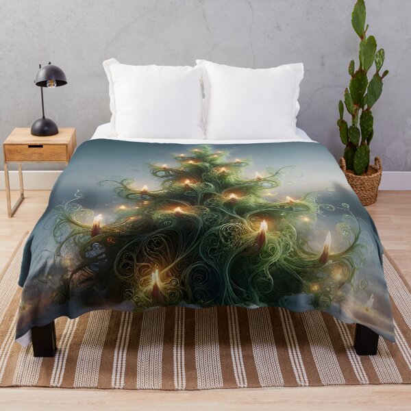 Item preview, Ethereal Fractal Christmas Tree designed and sold by Sybille-Yates.