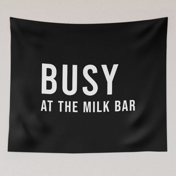 Item preview, BUSY AT THE MILK BAR, Unique designed and sold by villacreativa.
