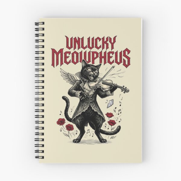 Item preview, Unlucky Meowpheus Violin Cat Black Cat Violinist Gothic Symphonic Metal Gift, Violin Player Gift Dark Academia Cat  designed and sold by FurRealStudioCo.