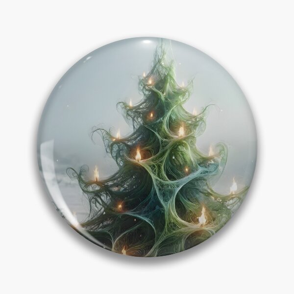 Item preview, Ethereal Fractal Christmas Tree designed and sold by Sybille-Yates.
