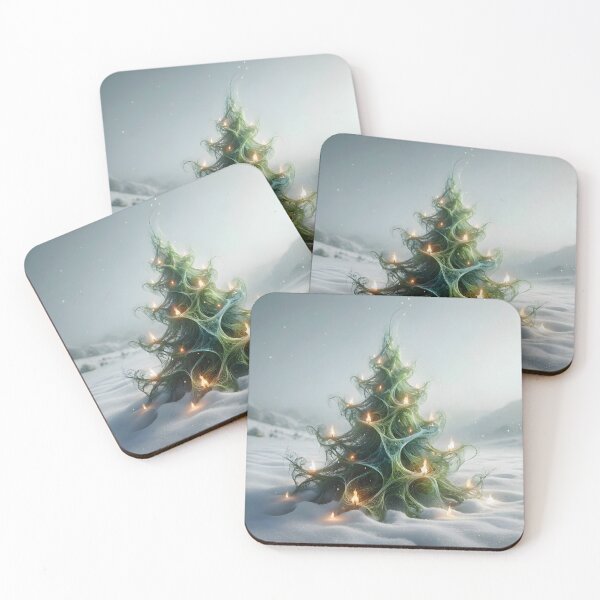 Item preview, Ethereal Fractal Christmas Tree designed and sold by Sybille-Yates.