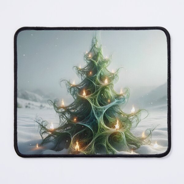 Item preview, Ethereal Fractal Christmas Tree designed and sold by Sybille-Yates.