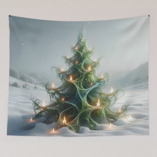 Item preview, Ethereal Fractal Christmas Tree designed and sold by Sybille-Yates.