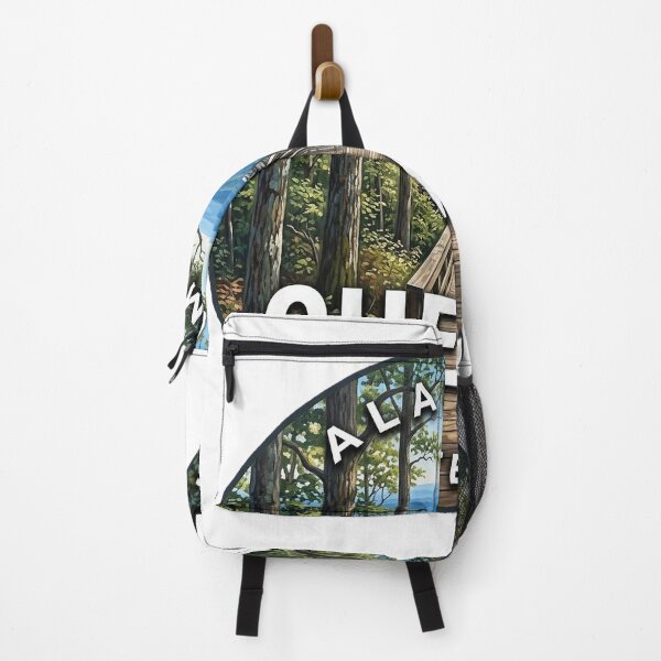 Item preview, Cheaha State Park Alabama Summit Boardwalk Round Badge Sticker designed and sold by DetourDgn.
