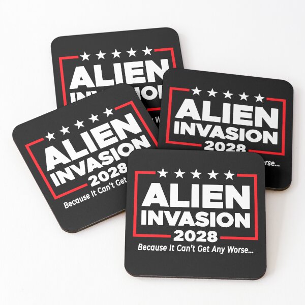 Item preview, Vote Alien Invasion 2028 Election Parody designed and sold by ShirtWreck.