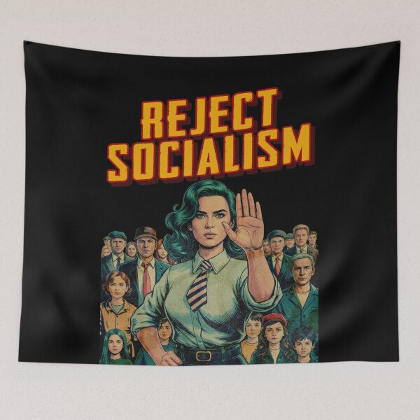 Item preview, Reject Socialism Pulp Comic Art designed and sold by Lidra Zehcnas.