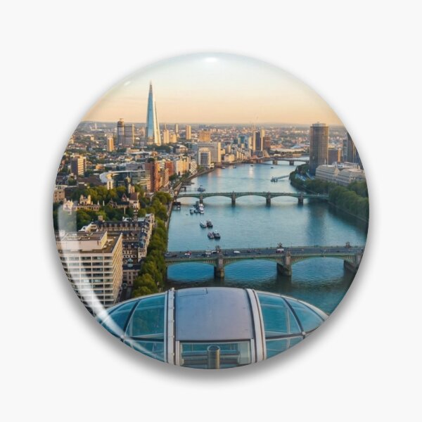 Item preview, London Eye View: Iconic Skyline Framed designed and sold by Astute-Artio-Photography.