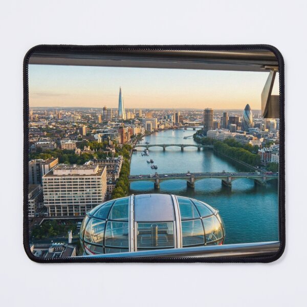 Item preview, London Eye View: Iconic Skyline Framed designed and sold by Astute-Artio-Photography.