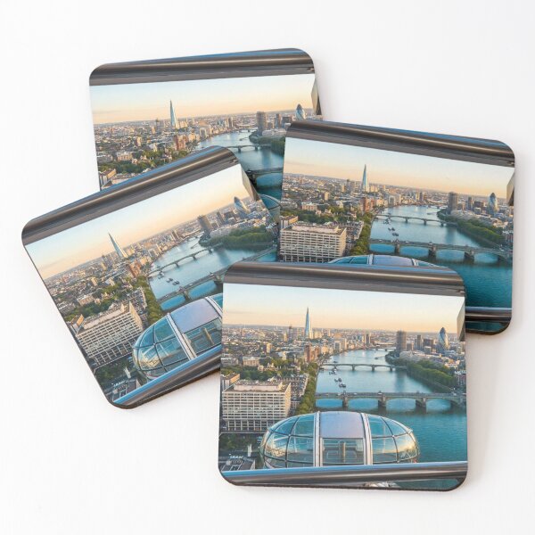 Item preview, London Eye View: Iconic Skyline Framed designed and sold by Astute-Artio-Photography.
