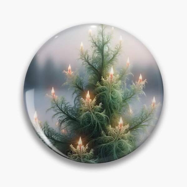 Item preview, Ethereal Fractal Christmas Tree designed and sold by Sybille-Yates.