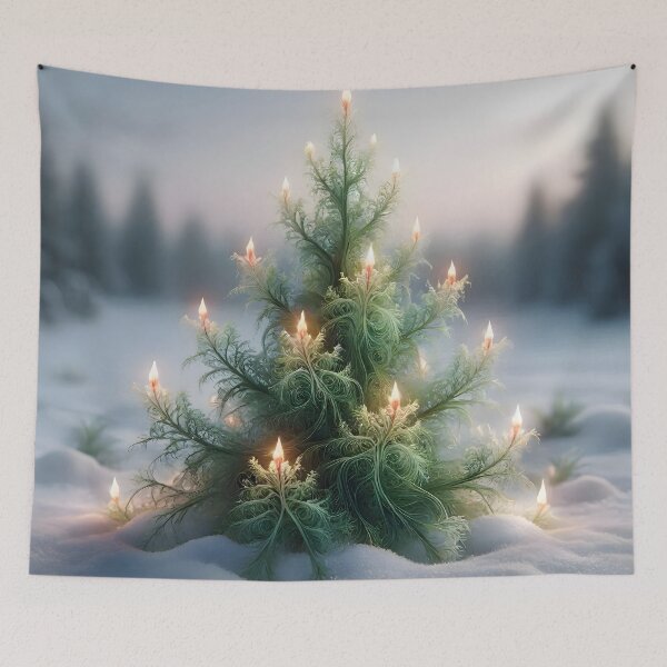 Item preview, Ethereal Fractal Christmas Tree designed and sold by Sybille-Yates.