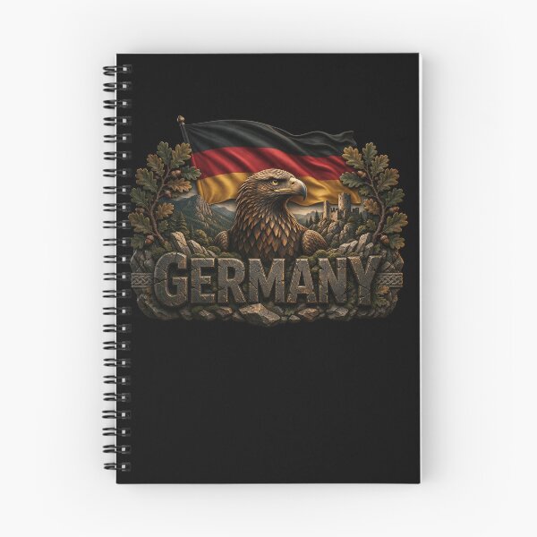 Item preview, Germany Heritage – Eagle & Forest Emblem designed and sold by FlagX.