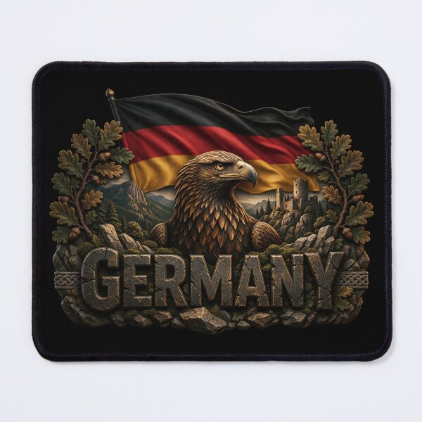 Item preview, Germany Heritage – Eagle & Forest Emblem designed and sold by FlagX.