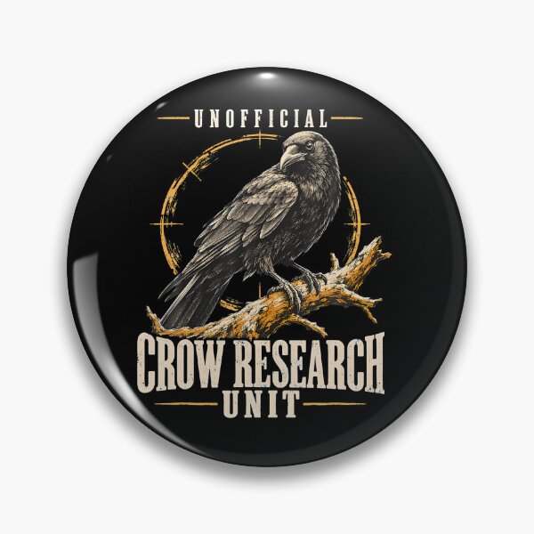 Item preview, Unofficial Crow Research Unit Corvid Birdwatching designed and sold by Pider-Vampire.