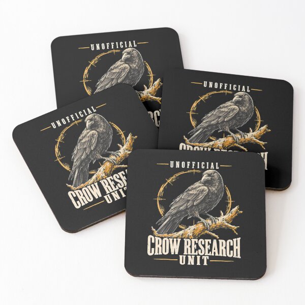 Item preview, Unofficial Crow Research Unit Corvid Birdwatching designed and sold by Pider-Vampire.