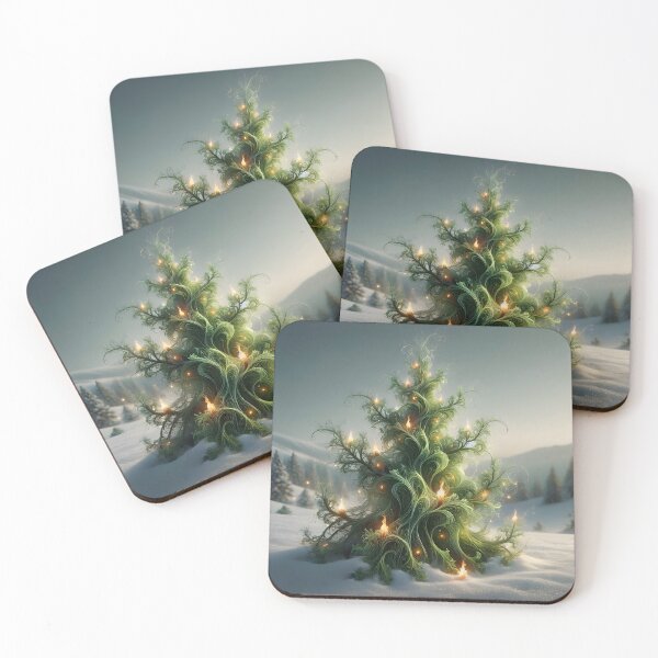 Item preview, Ethereal Fractal Christmas Tree designed and sold by Sybille-Yates.