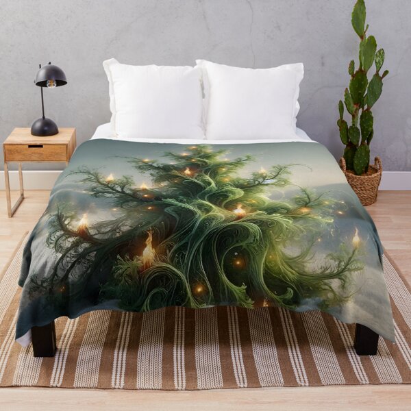 Item preview, Ethereal Fractal Christmas Tree designed and sold by Sybille-Yates.