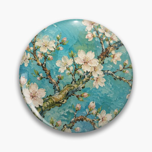 Item preview, Almond tree in bloom against a turquoise sky designed and sold by Nourddine Aliouat.