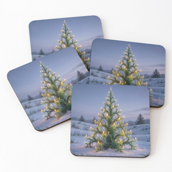 Item preview, Ethereal Fractal Christmas Tree designed and sold by Sybille-Yates.