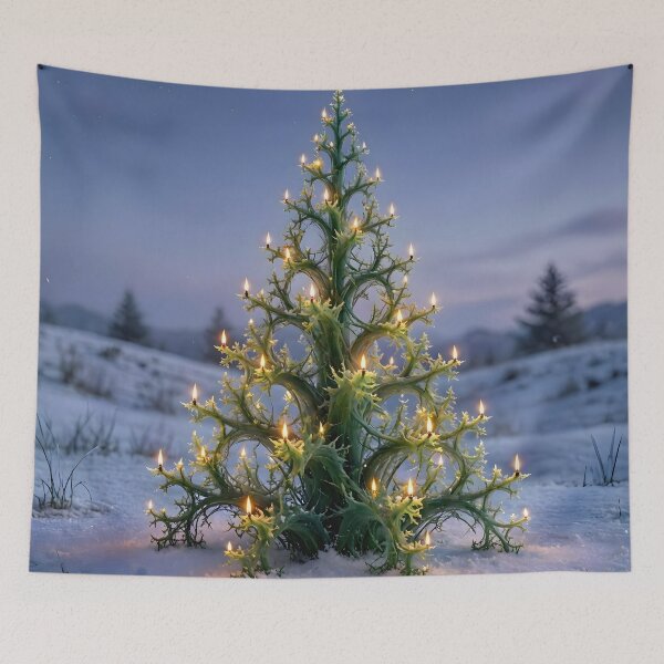 Item preview, Ethereal Fractal Christmas Tree designed and sold by Sybille-Yates.