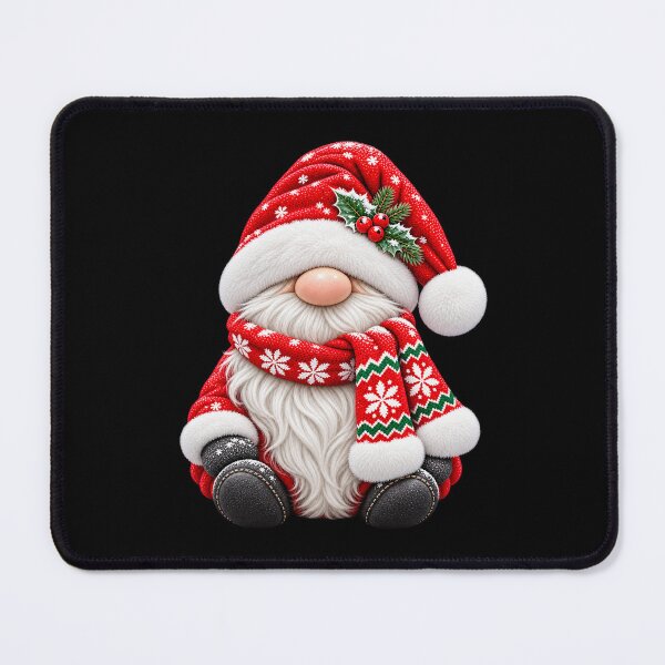 Artikelvorschau, Weihnachtswichtel mit Weihnachtsmannmütze und kuscheligem Winterschal entworfen und verkauft von hartwell-made.