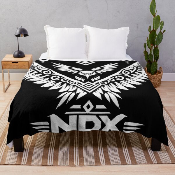 Item preview, NDX Tribal Eagle — Bold Black and White Streetwear Art designed and sold by NDX9.
