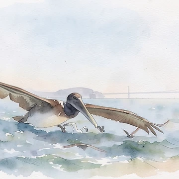 Artwork thumbnail, Over the Bay by RdeB