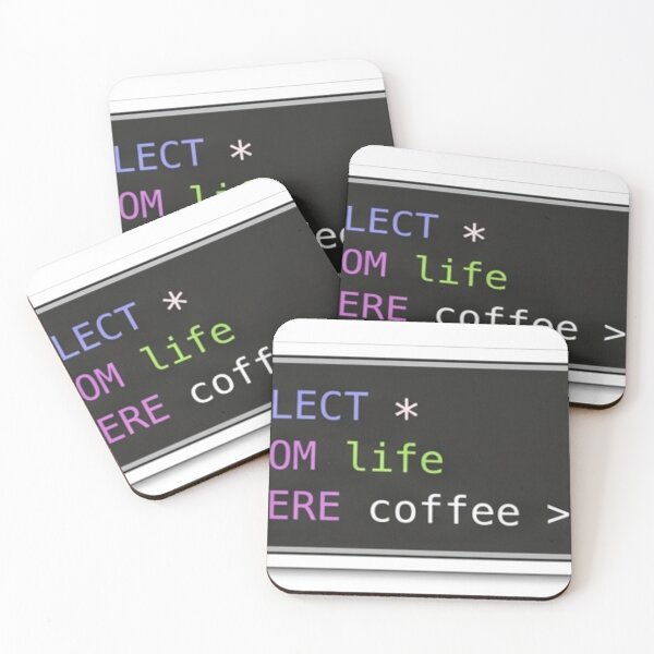 Item preview, Select All From Life Where Coffee designed and sold by Purplippie.
