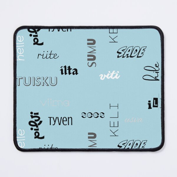 Item preview, Word cloud weather theme in blue designed and sold by BiteMyLine.