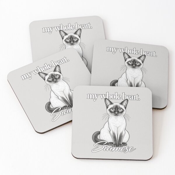 Item preview, Siamese Cat. My Whole Heart designed and sold by kel72.