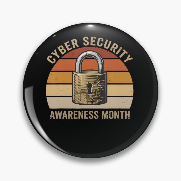 Item preview, Cyber Security Awareness Month National It Infosec Padlock designed and sold by Pider-Vampire.