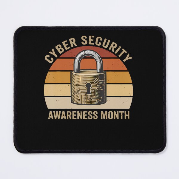 Item preview, Cyber Security Awareness Month National It Infosec Padlock designed and sold by Pider-Vampire.