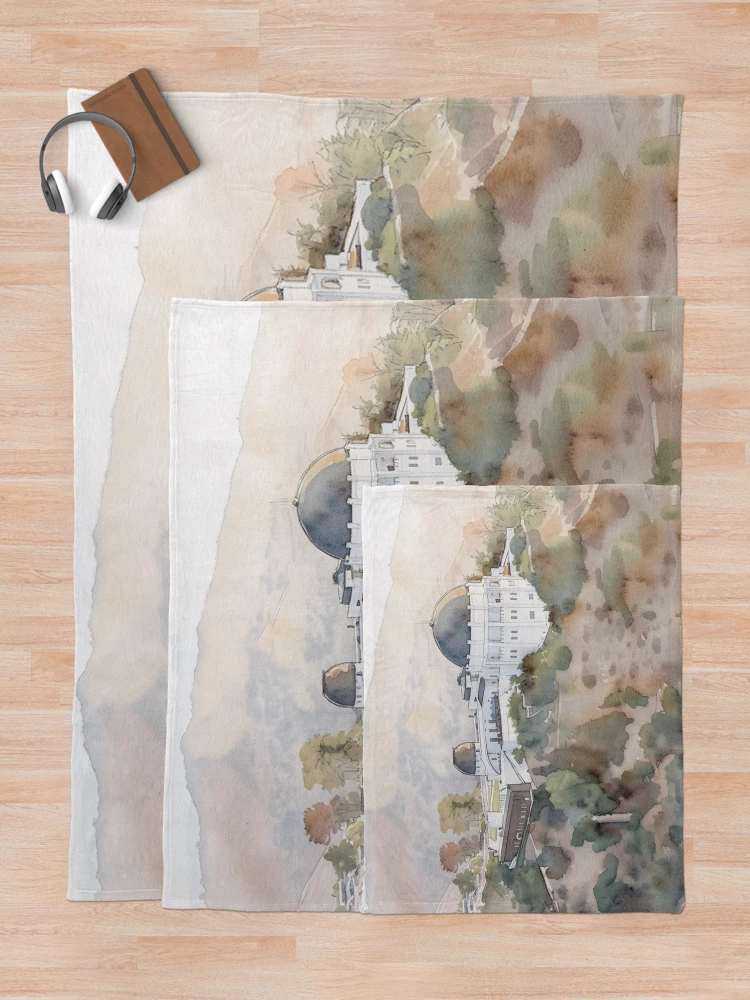 Thumbnail 5 of 6, Throw Blanket, Griffith Observatory designed and sold by RdeB.