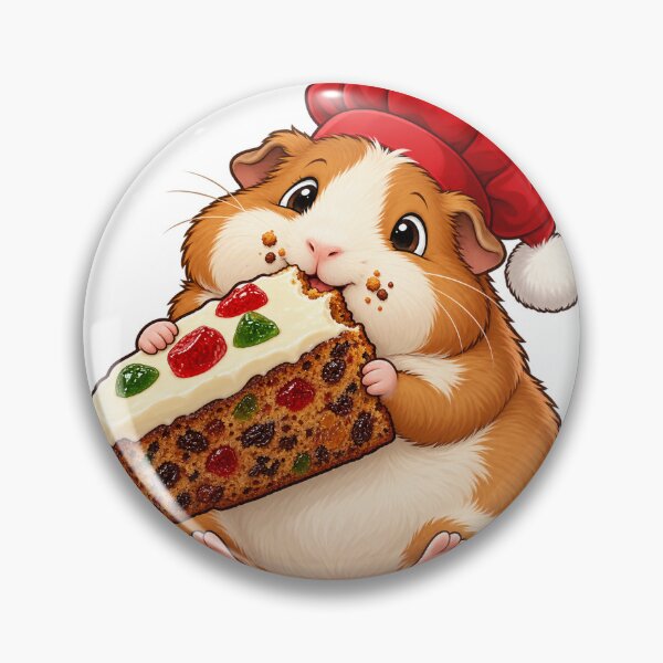 Item preview, Guinea Pig's Christmas Fruitcake Feast designed and sold by CozyMigo.