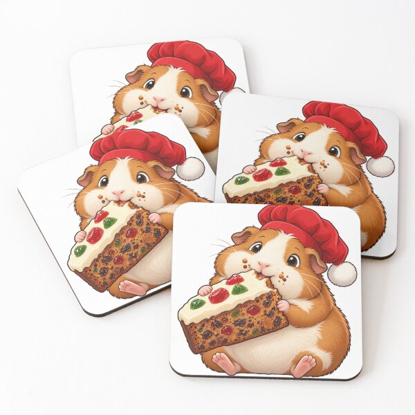 Item preview, Guinea Pig's Christmas Fruitcake Feast designed and sold by CozyMigo.