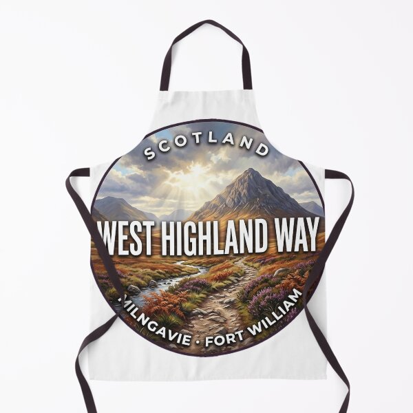 Item preview, West Highland Way Scotland Glencoe Autumn Round Badge Sticker designed and sold by DetourDgn.