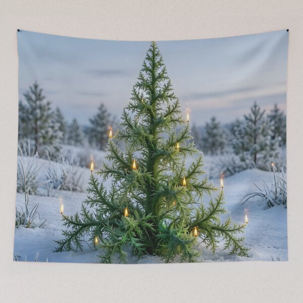 Item preview, Ethereal Fractal Christmas Tree designed and sold by Sybille-Yates.