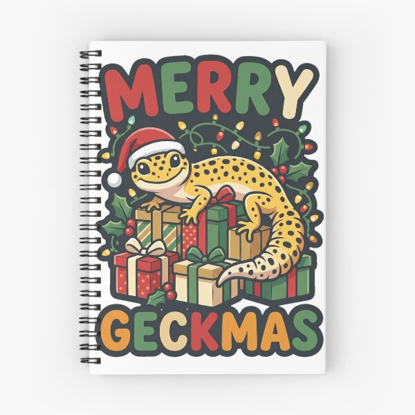 Item preview, Merry Geckmas Leopard Gecko Christmas Presents Reptile designed and sold by MIRAJIL.
