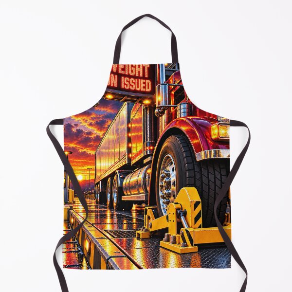 Item preview, Overweight Citation & Weigh Station Trucker designed and sold by NomadForge.
