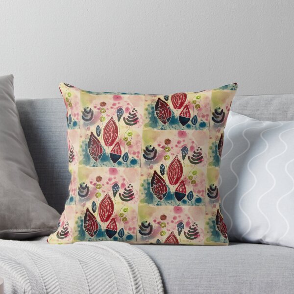 Item preview, Watercolor flower pattern - Ania designed and sold by AniaArtStudio.