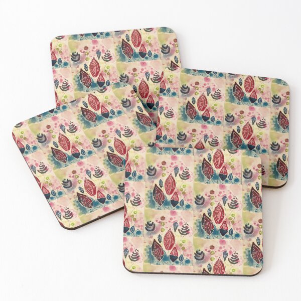 Item preview, Watercolor flower pattern - Ania designed and sold by AniaArtStudio.